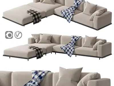 Arflex Claudine L Sofa 3D model