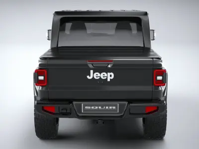 Jeep Gladiator Willys 2024 3D model