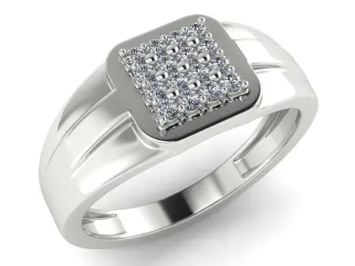 light weight gold diamond rings-C111116SKCH2025997-wt-5-10 3D print model