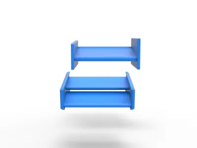 Wings of BriSCA Formula 1 Stock Car for Asphalt Scale 1 to 25 3D print model