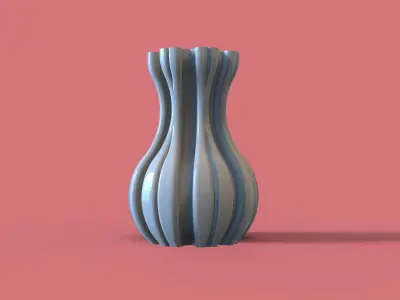 Snowflake vase Free 3D print model
