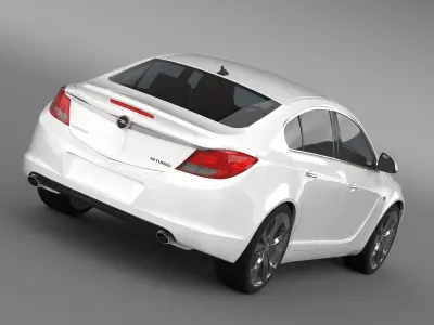 Opel Insignia Biturbo 2008-13 3D model