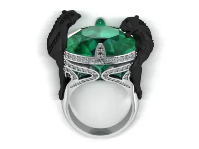 tiger ring 3D print model