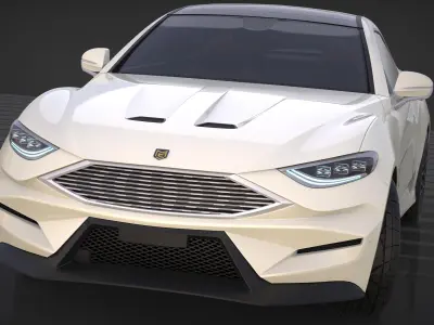 vehicle sports car 3D model