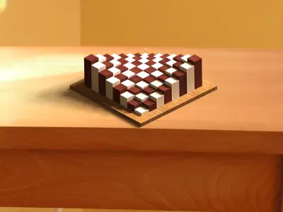 Ramp chess Free 3D model