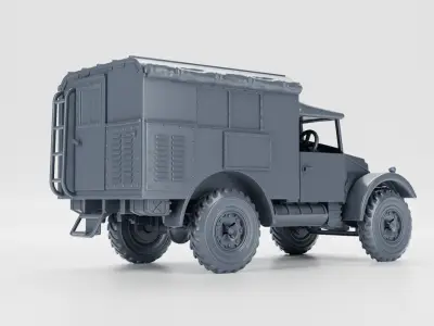 Morris CS8 MkIII    UK WW2 3D print model