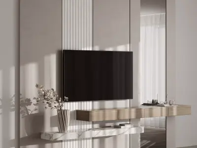 Bedroom Furniture Composition 25 3D model