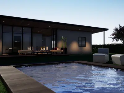 country house 3D model purchase