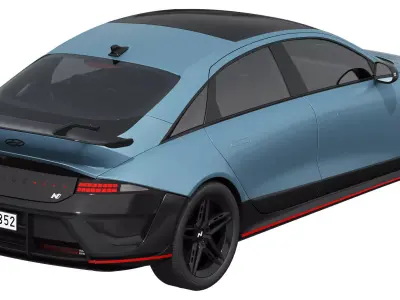 Hyundai IONIQ 6 N 2025 3D model