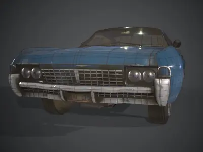 Chevrolet Impala 67  Low-poly 3D model