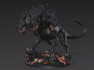 Horror Statue Mega Pack 3D Models Low-poly 3D model