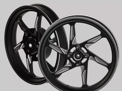 Delkevic G Speed Rims Low-poly 3D model