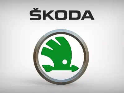 Skoda Logo 3D print model