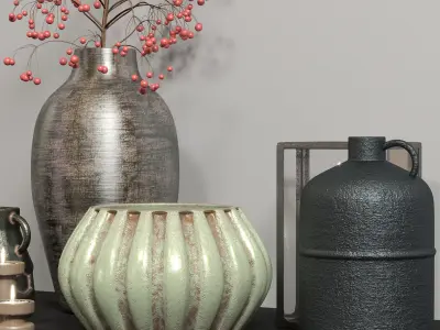 old decorative set 3D model