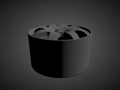 SPEEDLINE CORSE SL 675 scalable and printable rims 3D print model