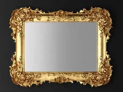 Collection of mirrors 3D model