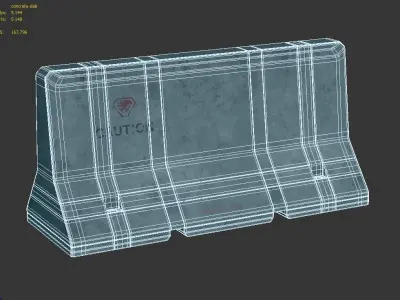Concrete Slab 3D model