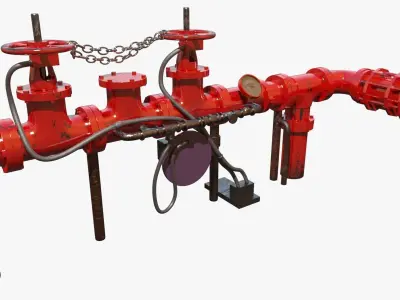 Pipe System 3D model