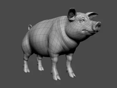 The Pig 3D model