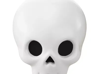 Decorative skull 3D model