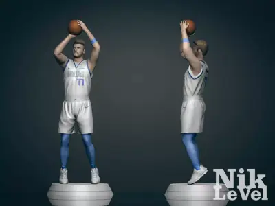 Luka Doncic 3D Printable 2  3D print model