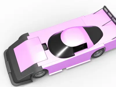 Asphalt Outlaw Super late model Scale 1 to 25 3D print model