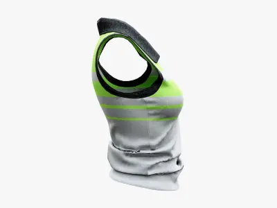 Womens Sport Shirt Set2 Low-poly 3D model