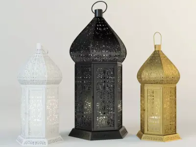 Lanterns by ZARA HOME 3D model 2