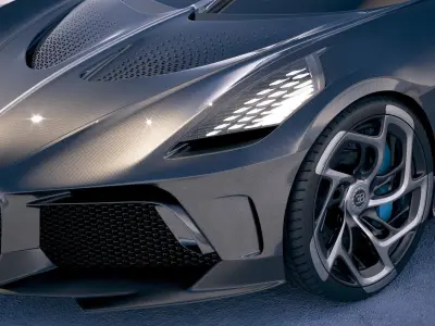 Bugatti La Voiture Noire 2019 3D model
