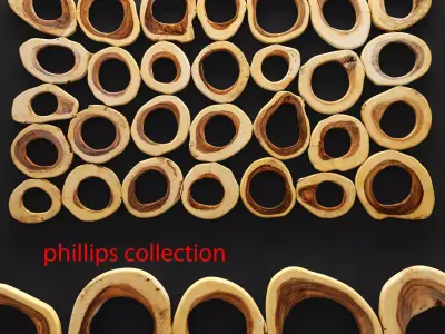 Slice Wall Panel Rectangle 3D 3D model