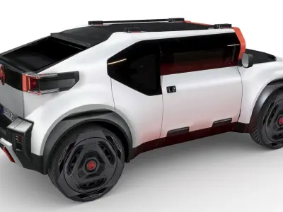 Citroen Oli 2022 Low-poly 3D model
