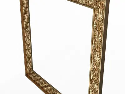 Classic Frame 036 Low-poly 3D model