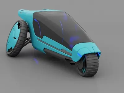 sci-fi vehicle  3D model