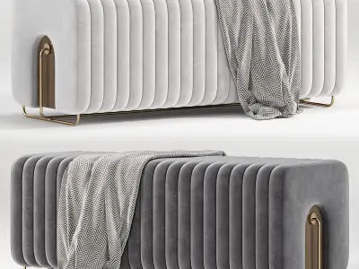 Rivers Bench By Mezzo Collection 3D model