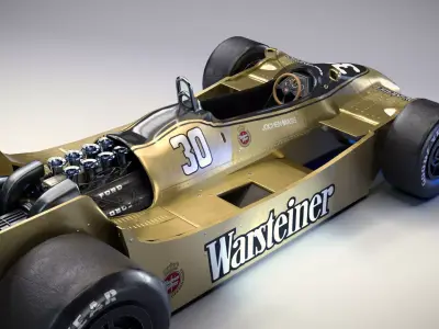 Arrows A2 - 1979 Formula 1 Car - Vintage  Low-poly 3D model