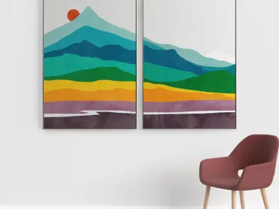 Photo Frame 280 Low-poly 3D model