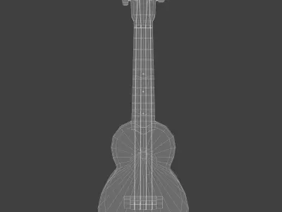 Ukulele 3D model