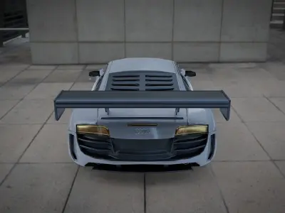 Audi R8 LMS Low-poly 3D model