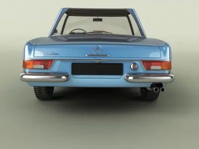 Mercedes 230SL Pagoda 3D model