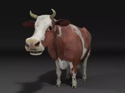 Cow EscapeFromParadise Animal 3D model