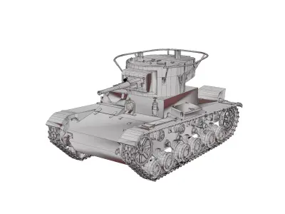Soviet Tank 3D model