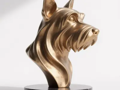  Scottish Terrier 3D print model