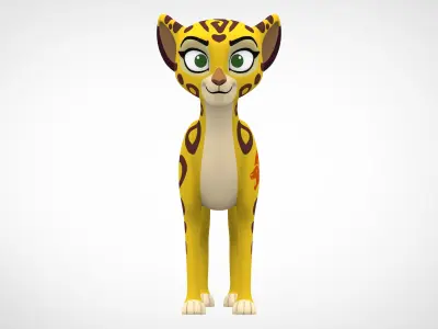 Fuli Cheetah 3D model