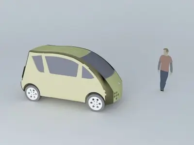 Small Concept Car Free 3D model