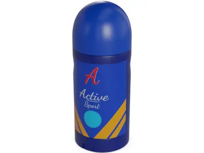 Stick deodorants for men Active Sport Stick Deodorant Low-poly 3D model
