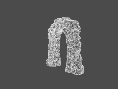 Ancient Mystical Stone Portal   3D model