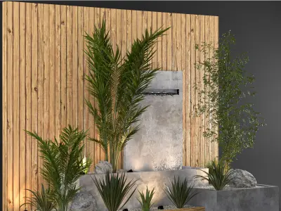 fountain vol 18-garden 3D model