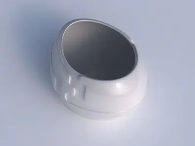 Bowl compressed 2 with smooth ribbons 3D print model