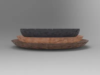Huty Bowl Low-poly 3D model