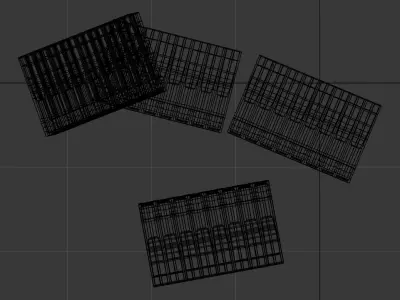 10 Pin Plastic Female Jack 3D model